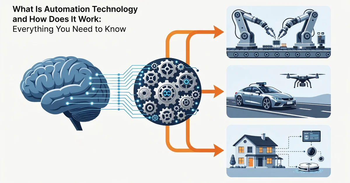 Featured image: Professional featured image for: What Is Automation Technology and How Does It Work: Everything You