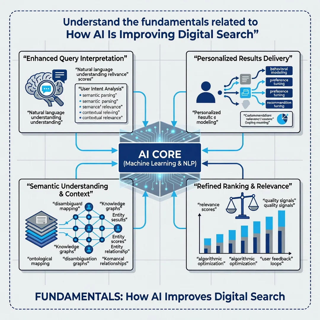 Step 1: Illustration for step: Understand the fundamentals related to How AI Is Improving Digital Search, pr