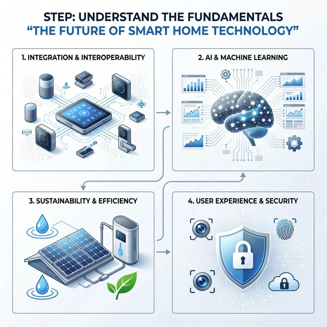 Step 1: Illustration for step: Understand the fundamentals related to The Future of Smart Home Technology, p
