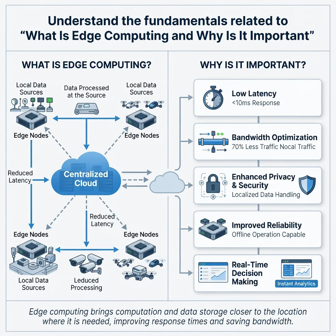 Step 1: Illustration for step: Understand the fundamentals related to What Is Edge Computing and Why Is It I