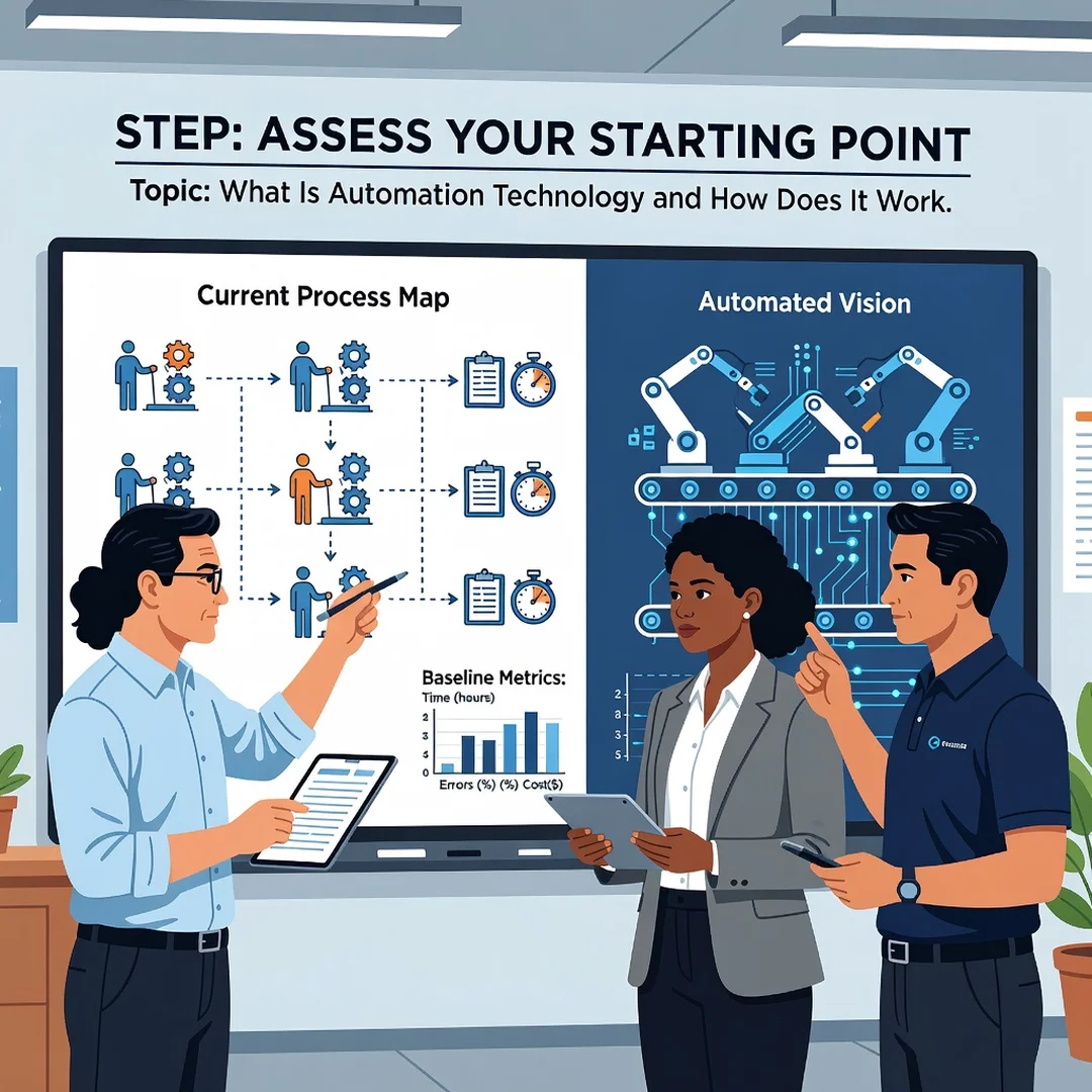 Step 2: Illustration for step: Assess your starting point related to What Is Automation Technology and How D