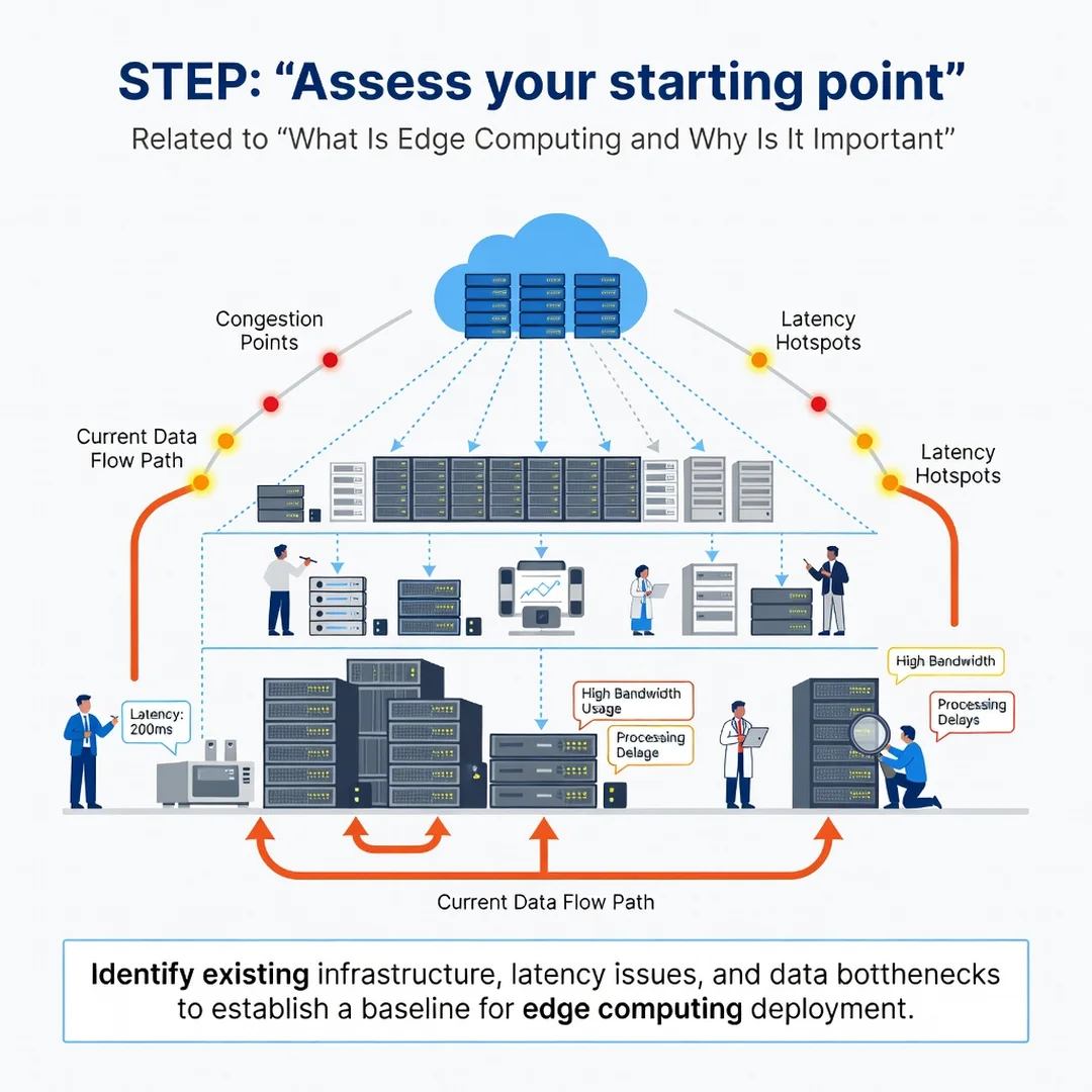 Step 2: Illustration for step: Assess your starting point related to What Is Edge Computing and Why Is It Im