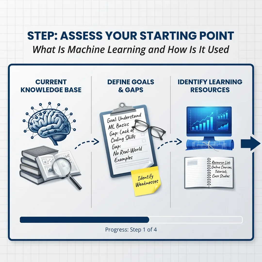 Step 2: Illustration for step: Assess your starting point related to What Is Machine Learning and How Is It 