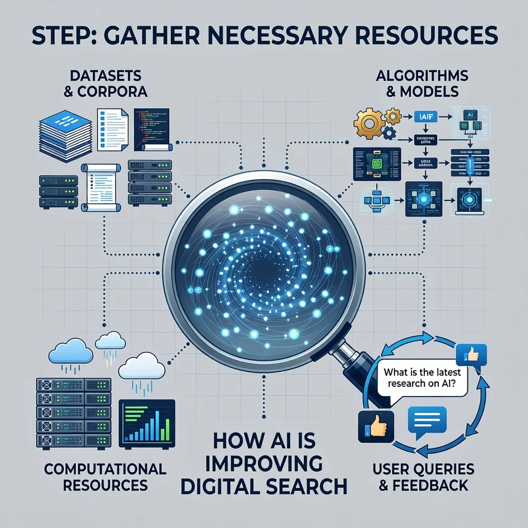Step 4: Illustration for step: Gather necessary resources related to How AI Is Improving Digital Search, pro