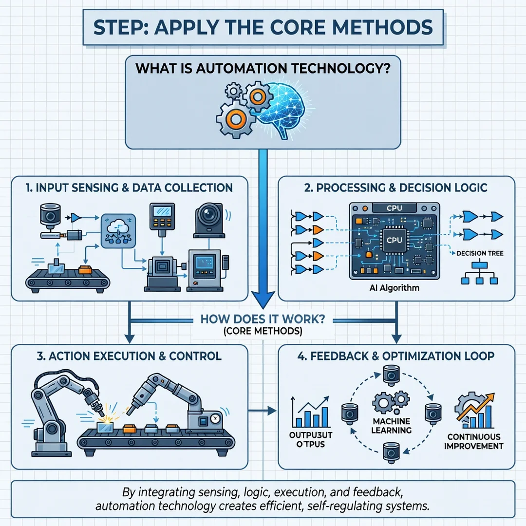 Step 5: Illustration for step: Apply the core methods related to What Is Automation Technology and How Does