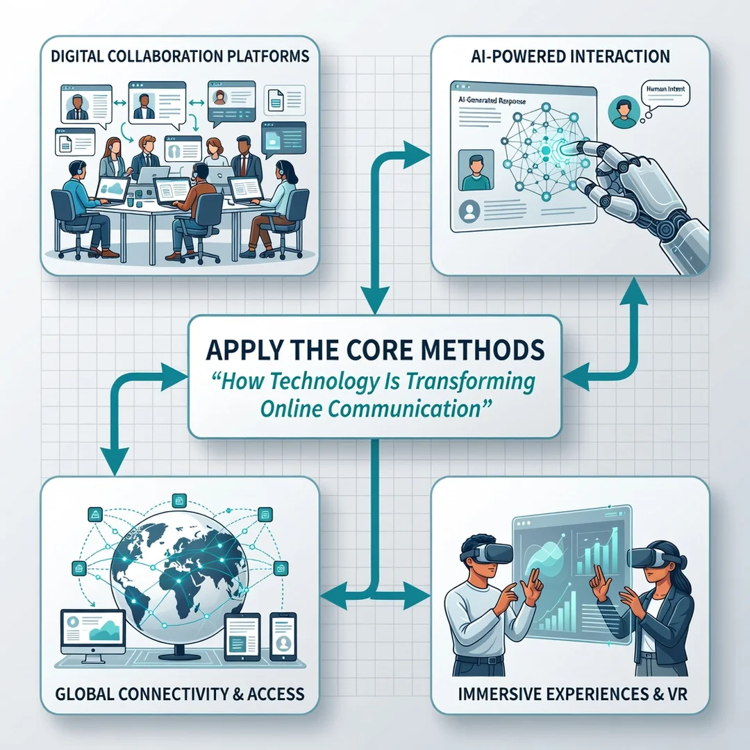 Step 5: Illustration for step: Apply the core methods related to How Technology Is Transforming Online Commu