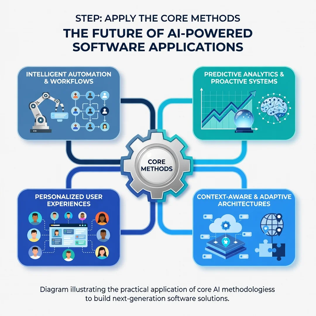 Step 5: Illustration for step: Apply the core methods related to The Future of AI-Powered Software Applicati
