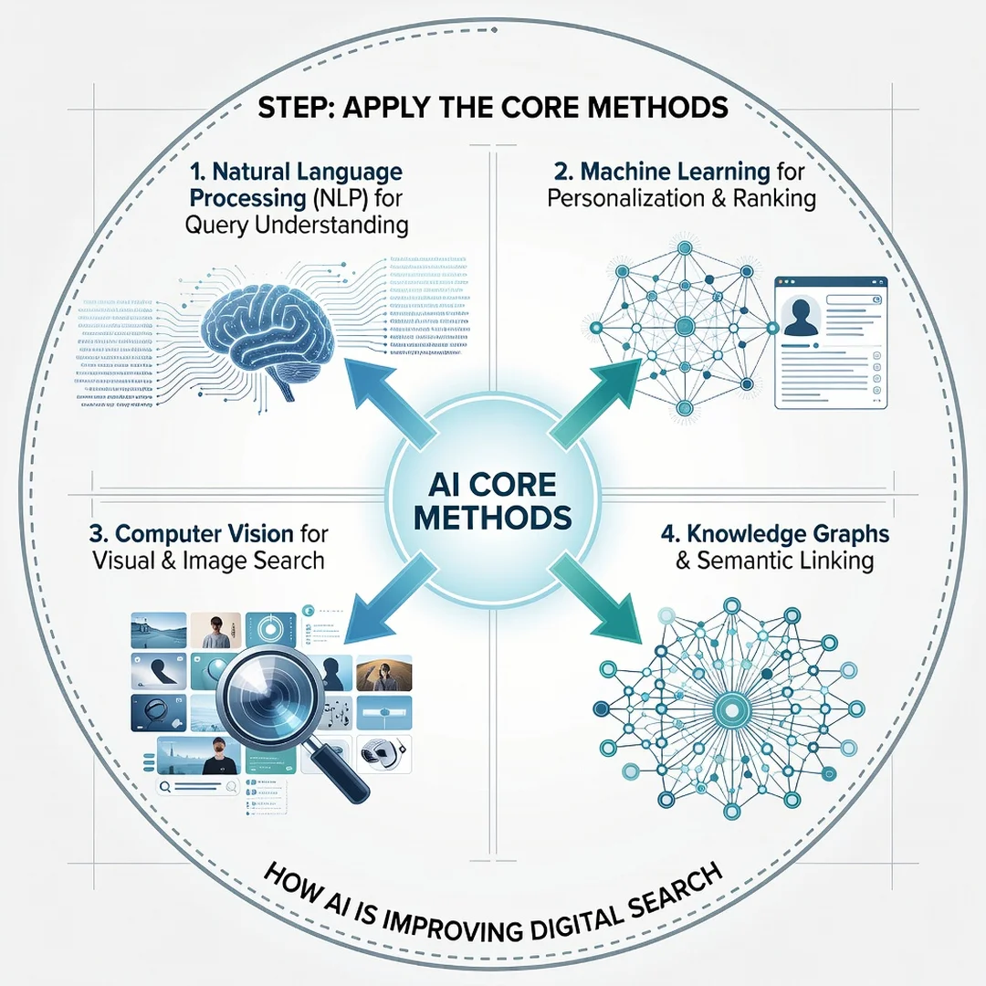 Step 5: Illustration for step: Apply the core methods related to How AI Is Improving Digital Search, profess