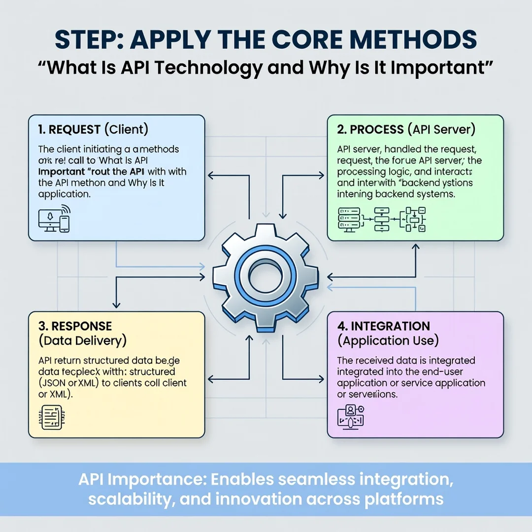 Step 5: Illustration for step: Apply the core methods related to What Is API Technology and Why Is It Import